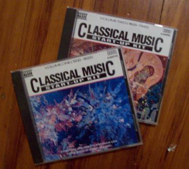 Classical music startup CDs Classical music startup CDs